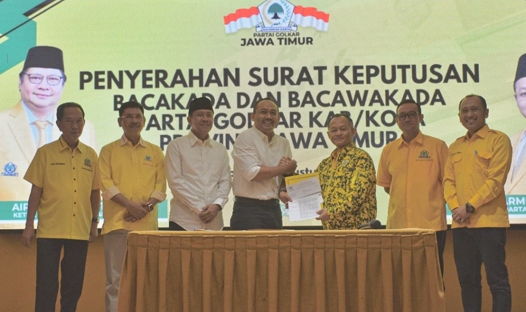 Lagi, Golkar Terbitkan SK untuk 9 Pasangan Bacakada&nbsp;Jatim
