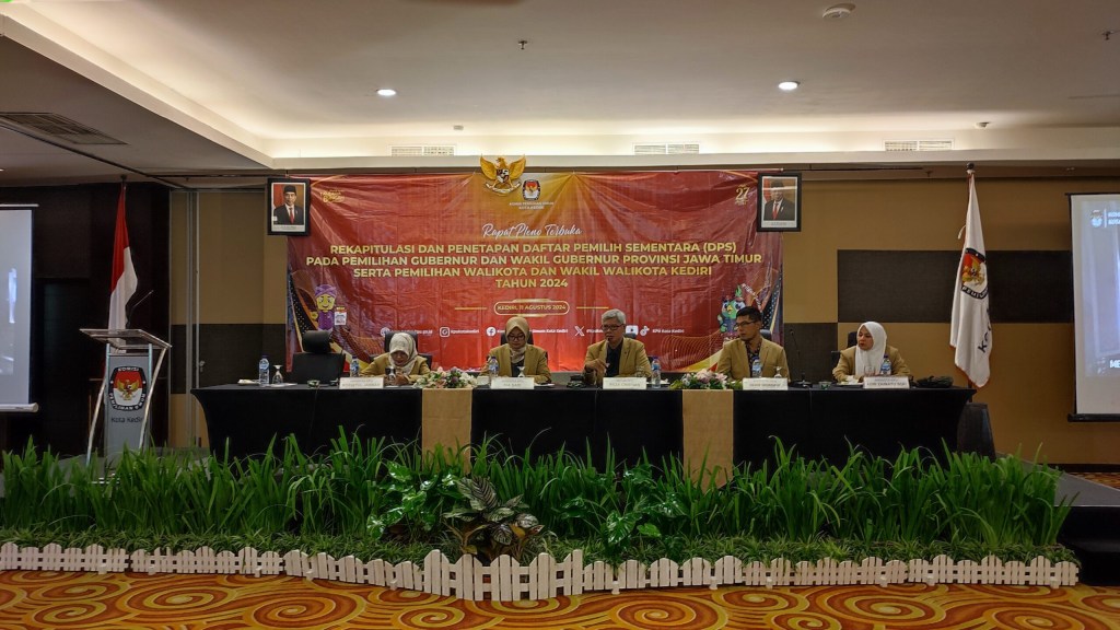 KPU Kota Kediri Coret 664 Pemilih Ganda dari Daftar Pemilih Sementara Pilkada&nbsp;2024