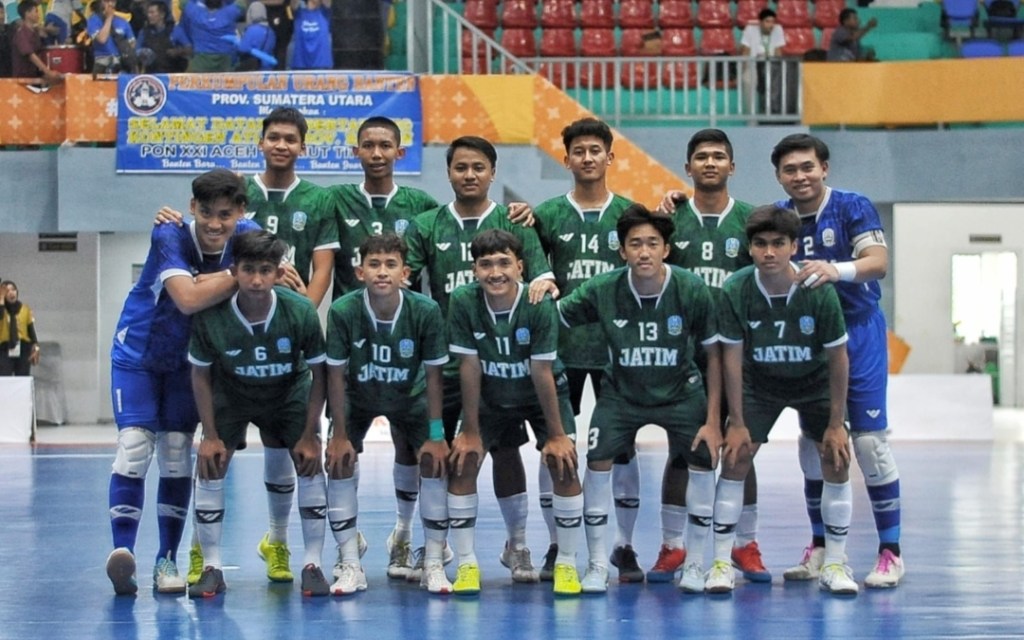 Ditaklukkan Kaltim 1-2, Futsal Putra Jatim Raih&nbsp;Perak
