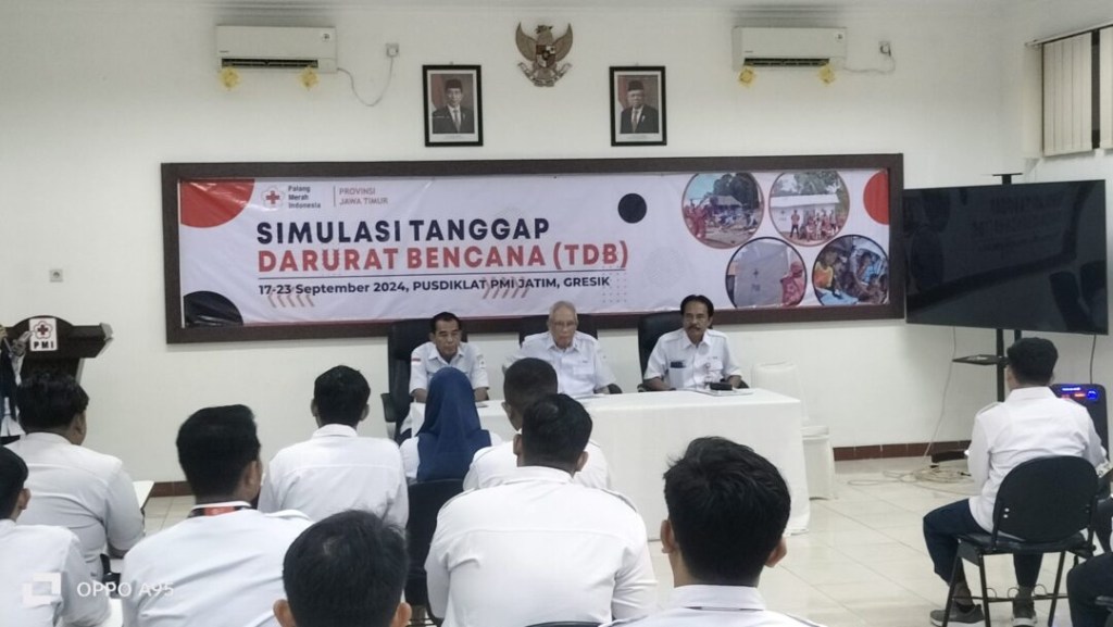 Dibuka Wakil Ketua PMI Soebagyo SW, Diklat Simulasi TDB PMI Jatim Diikuti 40&nbsp;Peserta