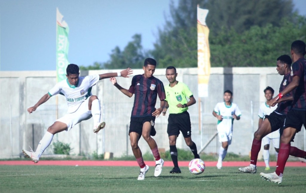 Kalahkan Papua 0-1, Tim Sepak Bola Jatim Pimpin Grup C PON XXI/2024 Aceh-Sumut